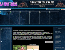 Tablet Screenshot of lesbatron.com